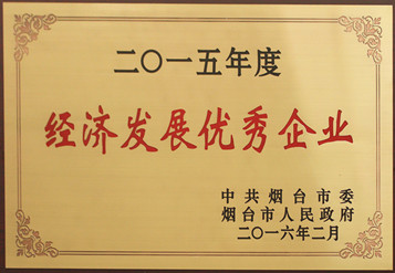2016年煙臺(tái)市經(jīng)濟(jì)發(fā)展優(yōu)秀企業(yè)